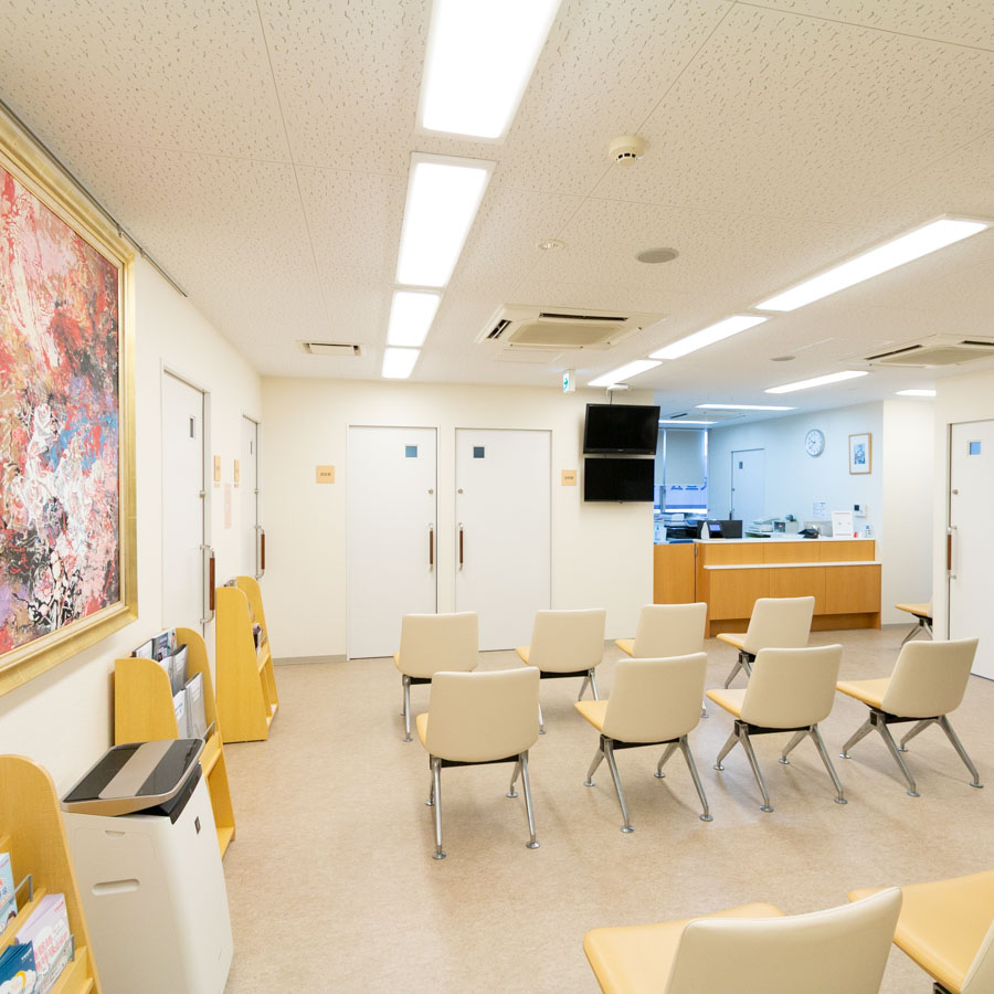 天宣会循環器・睡眠呼吸クリニック待合室