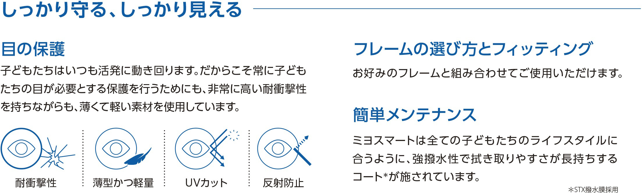 しっかり守る、しっかり見える